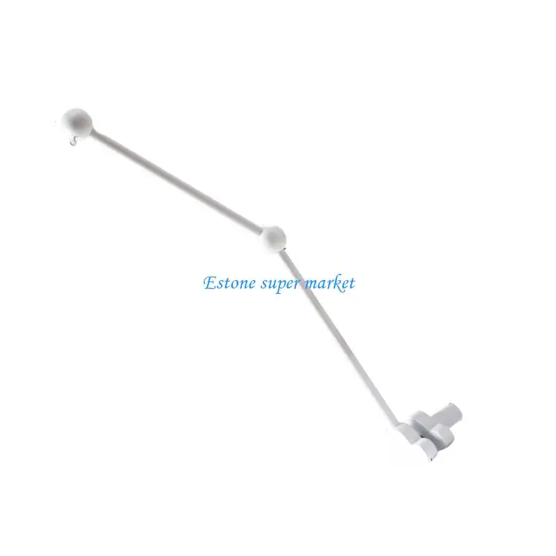 090B Nursery Mobile Holder Natural Crib Arm Bracket for Hanging Rattle Crib Toy Support Stand Easy Installation