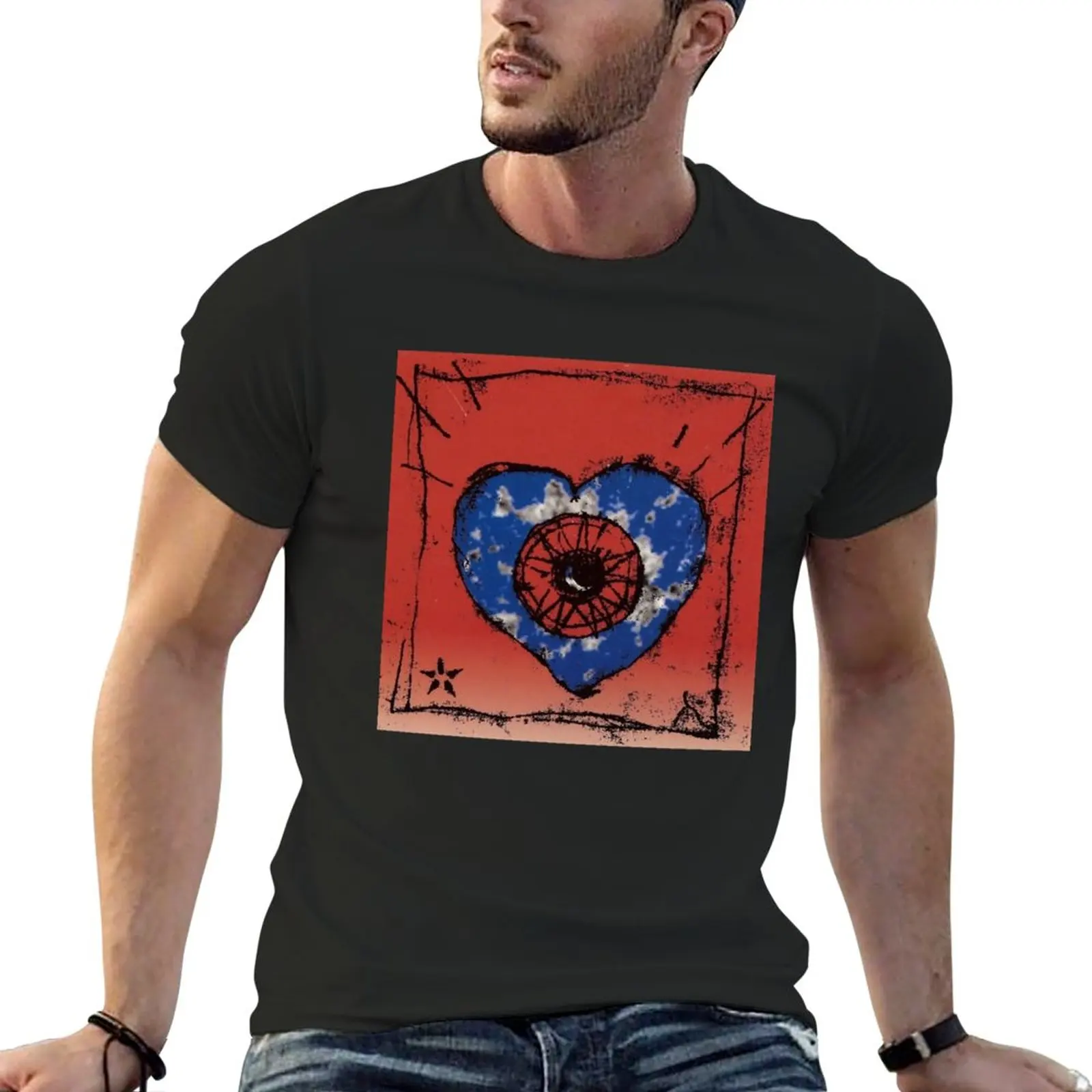 

New Mens Funny Wish Heart Gifts Movie Fans T-Shirt custom t shirt customized t shirts tops Anime t-shirt mens workout shirts