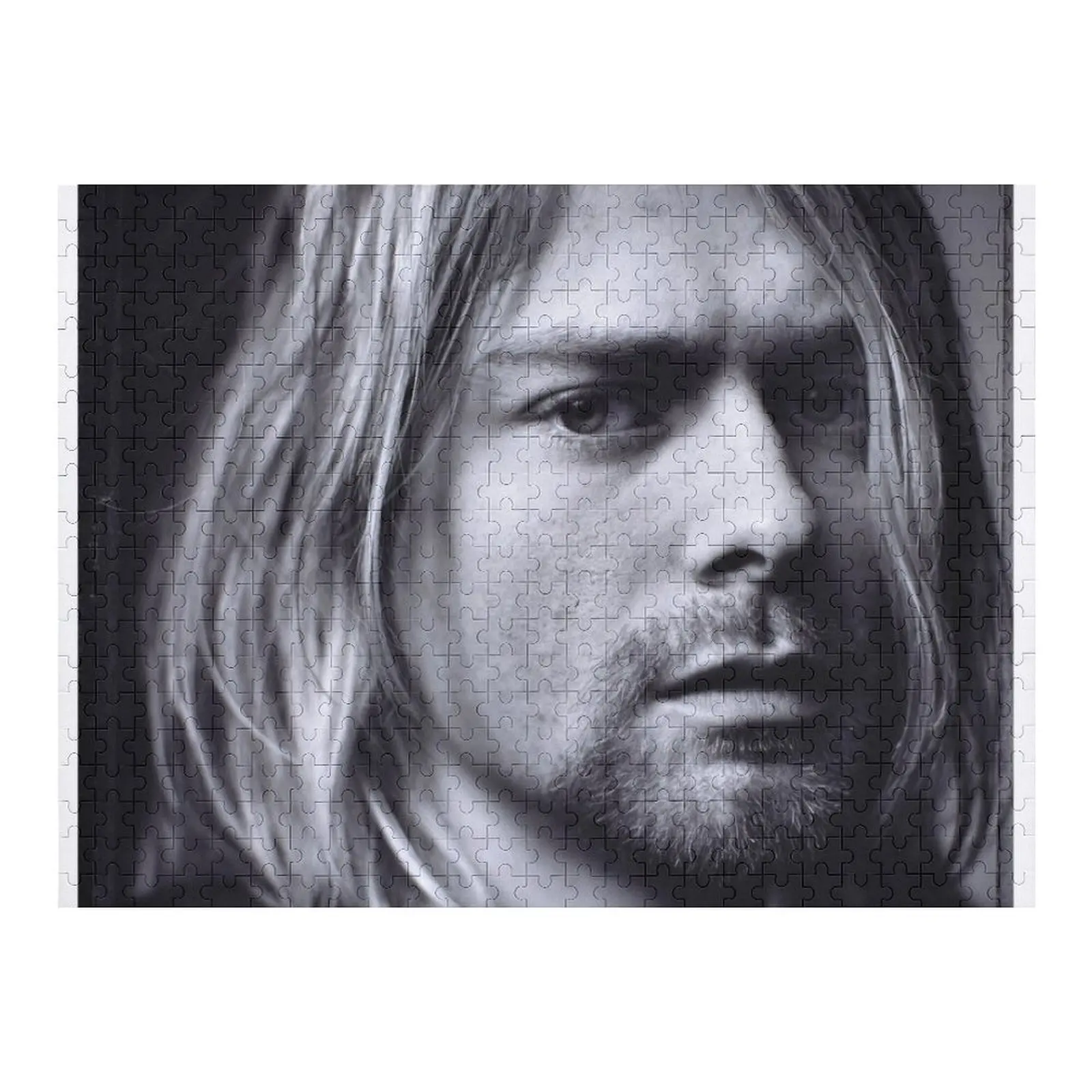 

Handsome Man In Portrait - Vintage Music Poster Jigsaw Puzzle Custom Custom Wooden Name Personalized Toys Wooden Adults Puzzle