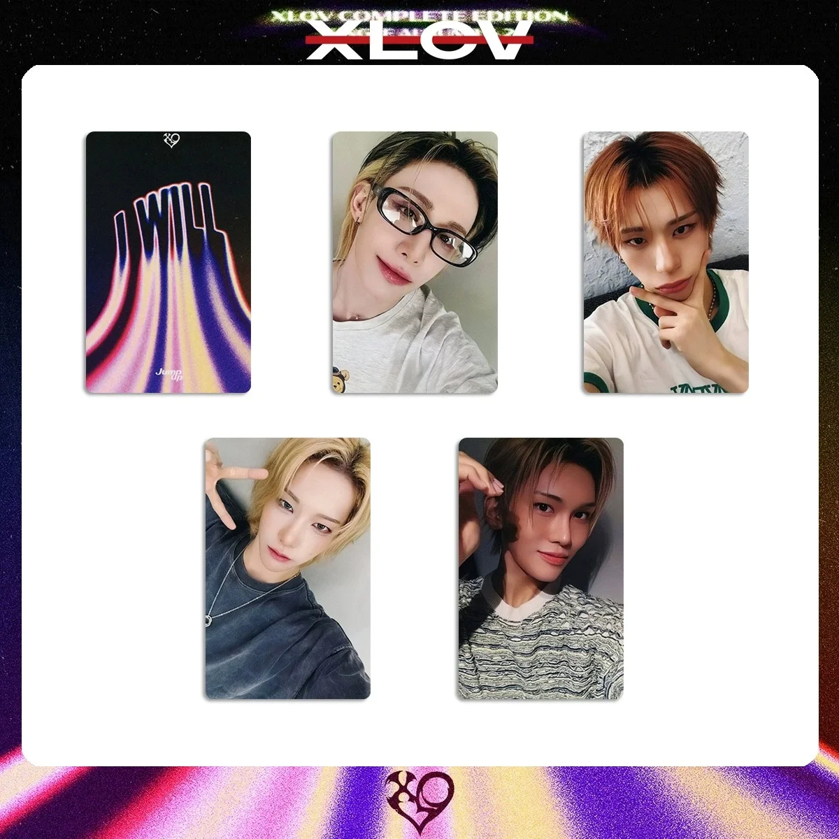 Idols XLOV Photocards I WILL Cards Wumuti Rui Hyun Haru Album Cards Fans Collections Cards Bonus Cards