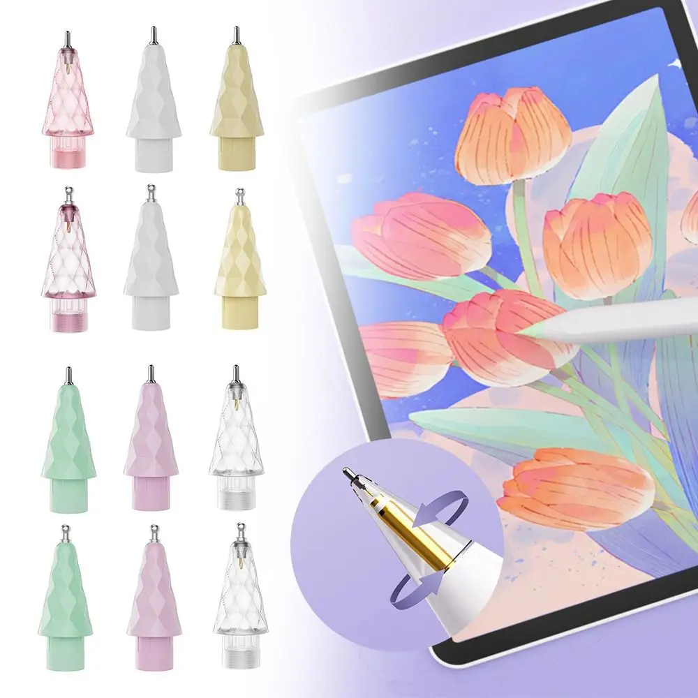 

Универсальные сменные наконечники для карандашей, устойчивые к царапинам, противоударные наконечники для стилусов, наконечники для ручек для Apple Pencil