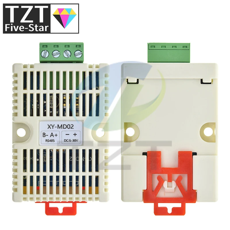 TZT XY-MD02 Temperature and Humidity Transmitter Detection Sensor Module Modbus SHT20 Temperature Sensor RS485 Signal Analog