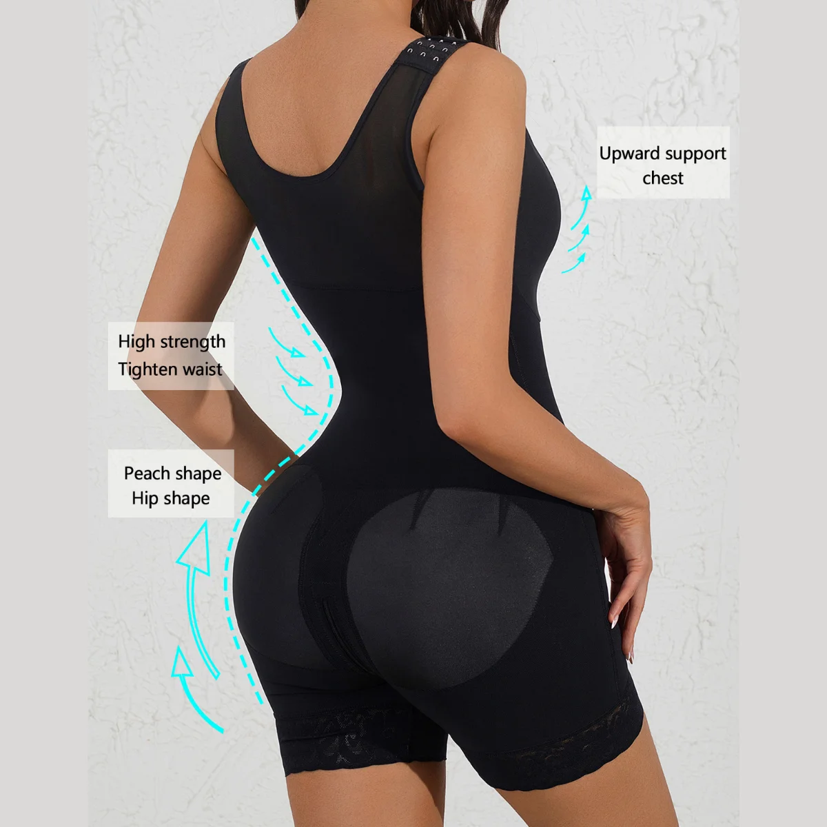 Modelador de corpo inteiro de alta compressão shapewear cinto pós-parto bainha fina barriga fajas colombianas roupa interior macacões para mulheres