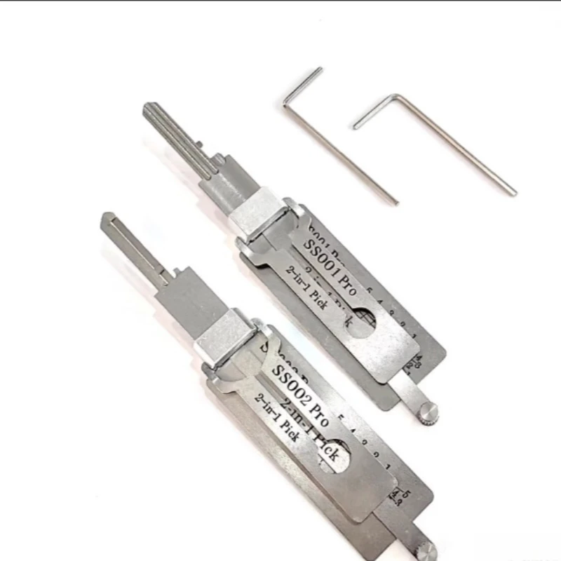 

1-10X декодер замка для отмычки SS001, комплект уплотнительных колец, слесарные инструменты, декодер для ключей, прецизионный крючок, ремонт обслуживания дверей