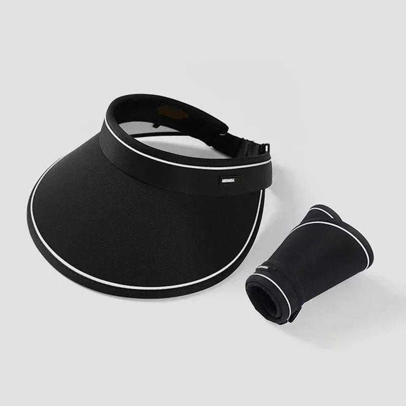 Летние дышащие солнцезащитные шляпы для женщин, регулируемый козырек с защитой от ультрафиолета, модная солнцезащитная кепка для занятий спортом на открытом воздухе