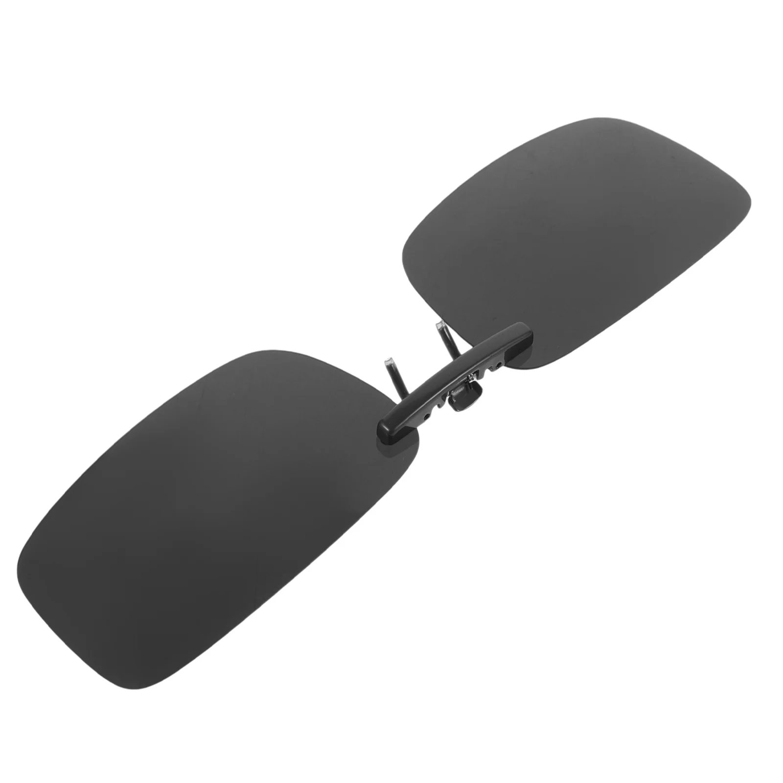 Поляризованные солнцезащитные очки на клипсе, квадратные безрамные гелевые зажимы для очков для мужчин и женщин, вождение на открытом воздухе, рыбалка, солнце