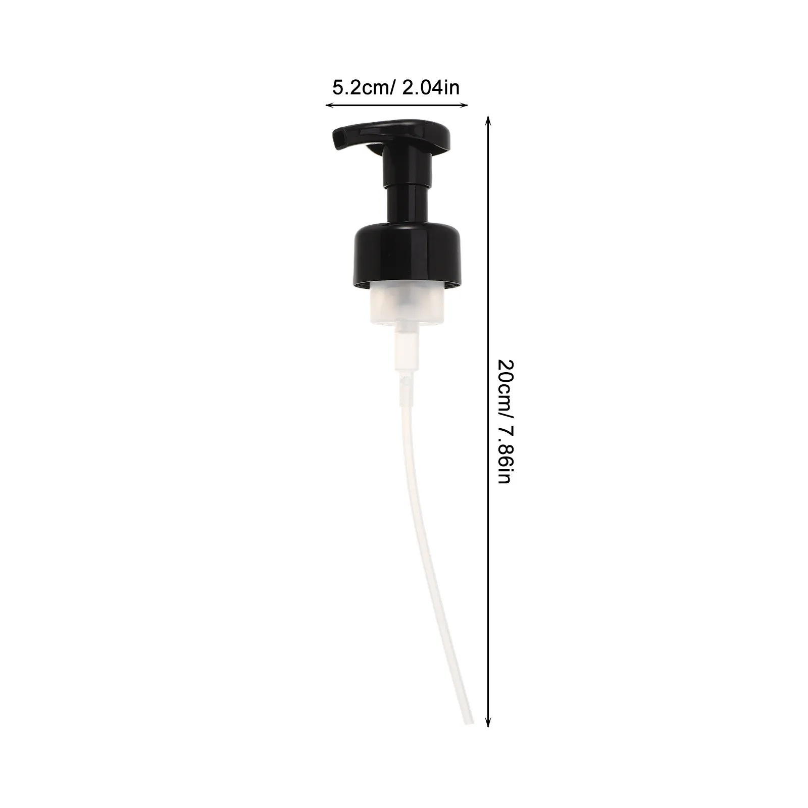 5Pcs Foam Pump Head 42Mm Plastic Pump Dispenser Replacement for Lotion Soap Shampoo Conditioner Body Wash Bottles Home Travel