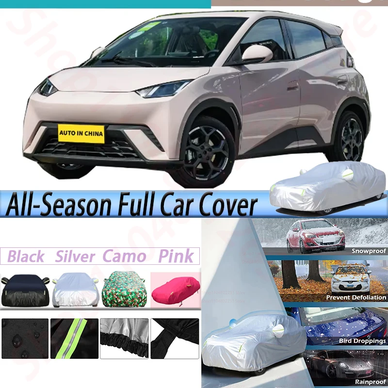 

Waterproof Car Covers Sun Rain Snow Protection Cover Windproof For BYD Seagull/ Dolphin Mini / Dolphin Surf / Atto 1 2023-2026
