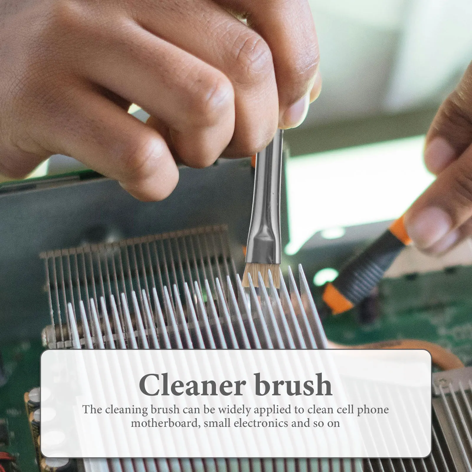 

Double Mobile Phone Motherboard Cleaning Brush Anti Static Electronic Dust Removal Tool for Small Electronics Computer