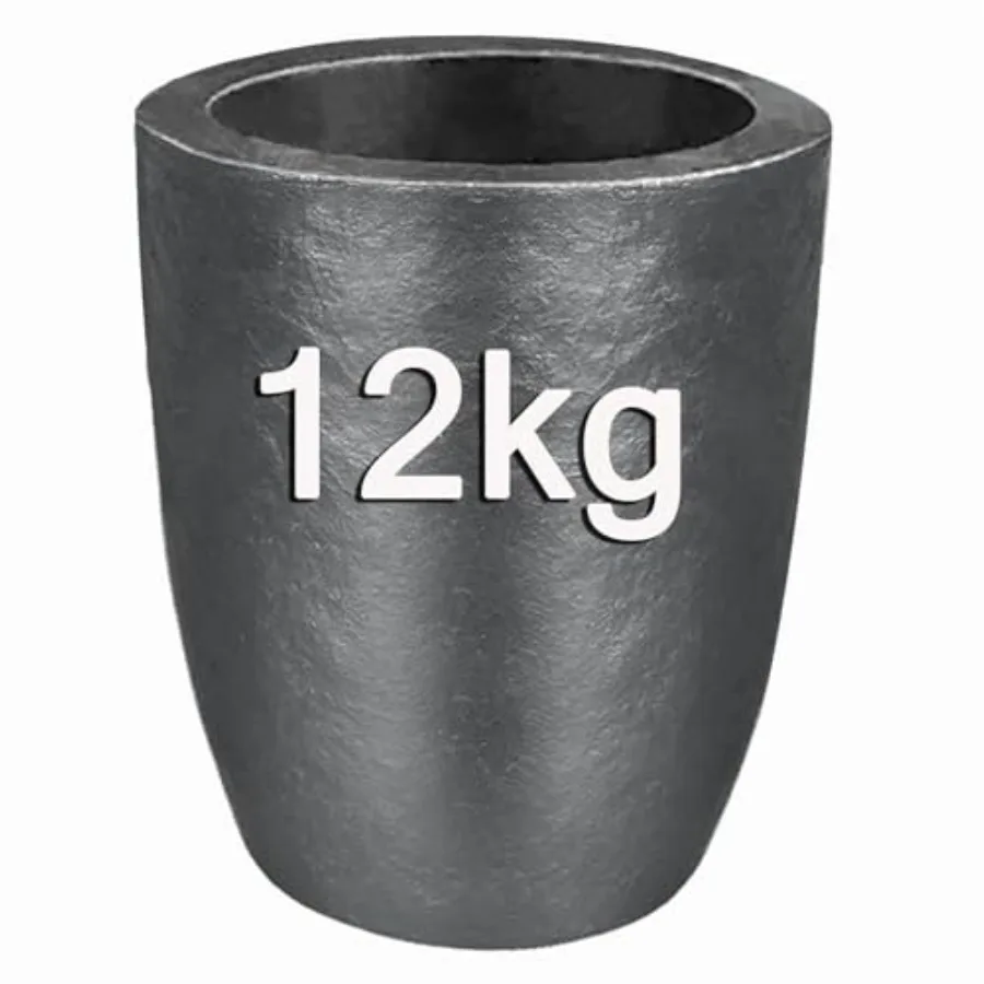 Outstar Graphite CrucibleFoundry Clay Crucibles for Melting Metal Melting Casting Refining Gold Silver Copper Brass Aluminum