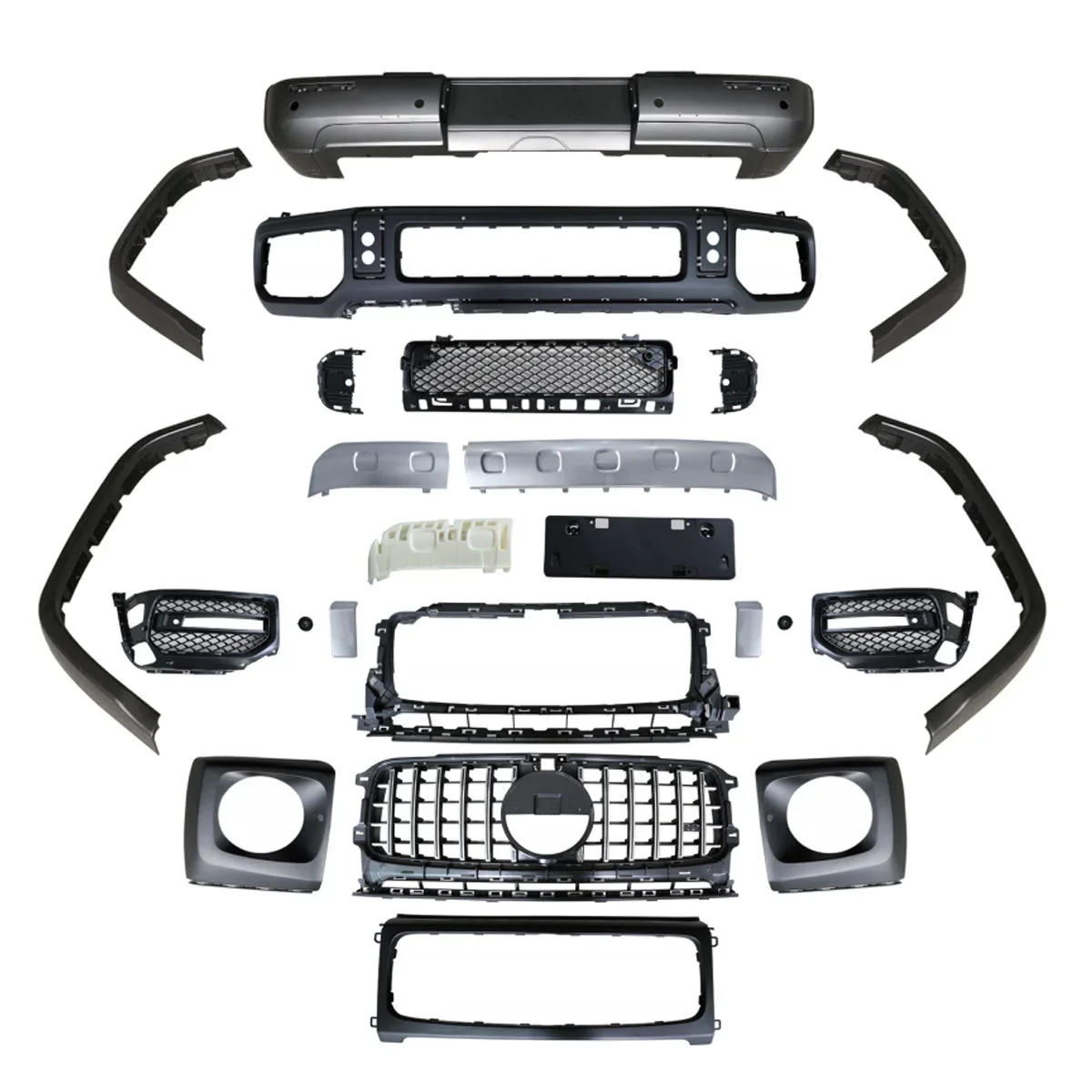 

G63 Style Body Kit for G Class W464 2019-2022, Front Bumper & Grille