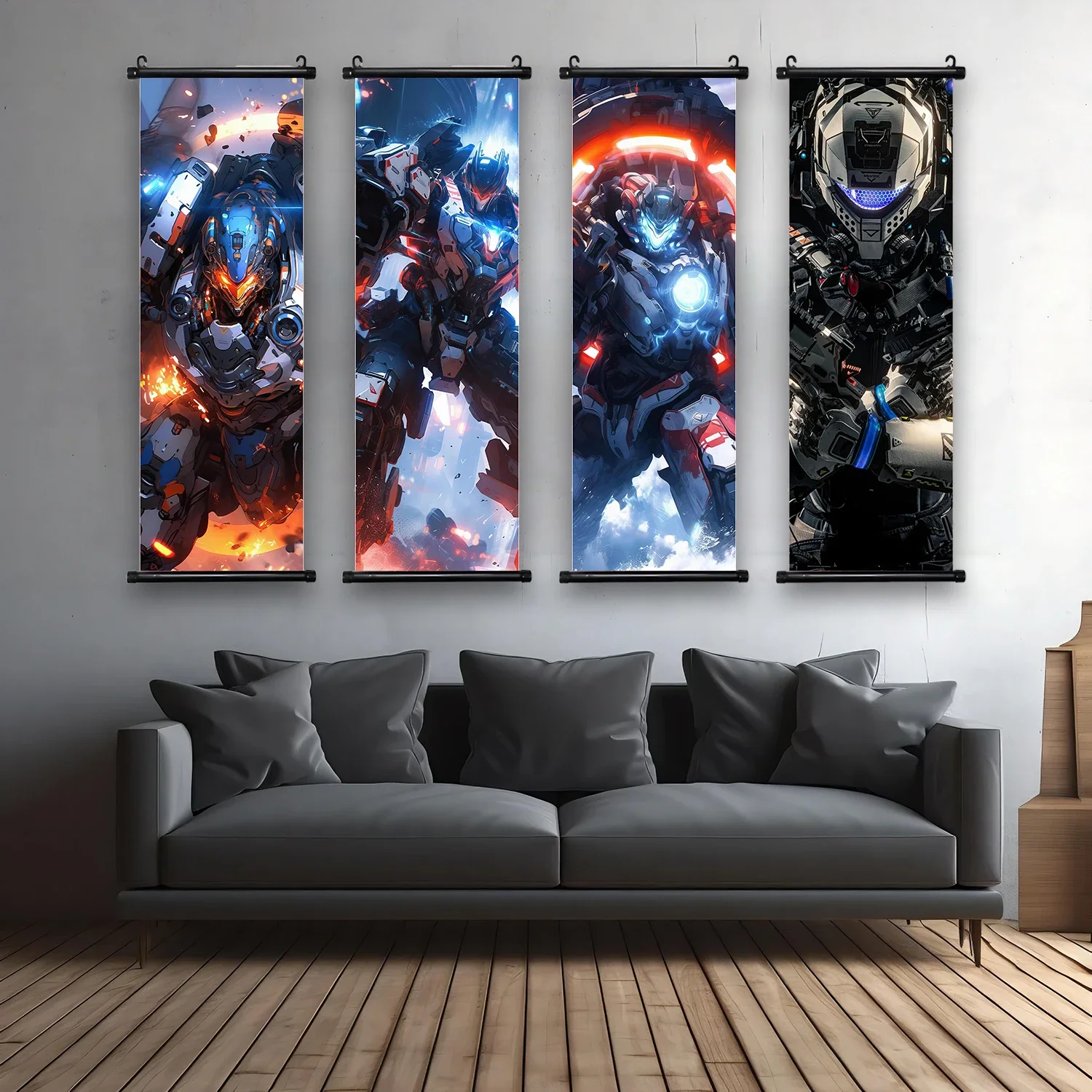 Titanfall Popular Games Poster Wall Artwork Canvas Painting Print Hanging Scroll Poster Gaming Room Home Decoration Art Kid Gift