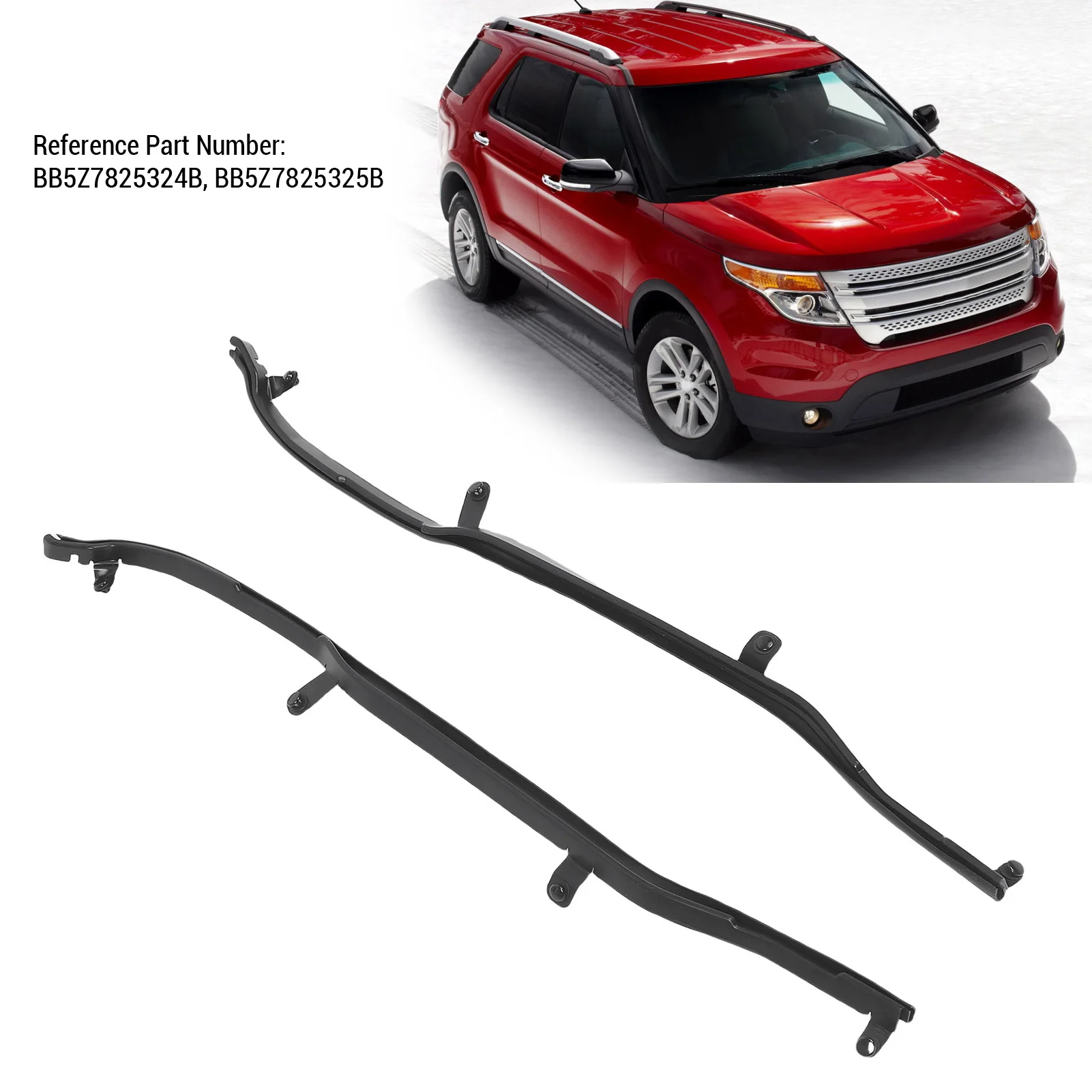 باب السيارة الخلفي الحواف الأمامية السير الوقائي الأختام لفورد اكسبلورر 2011-2019 اليمين اليسار الطقس تجريد الباب قطاع BB5Z7825324B