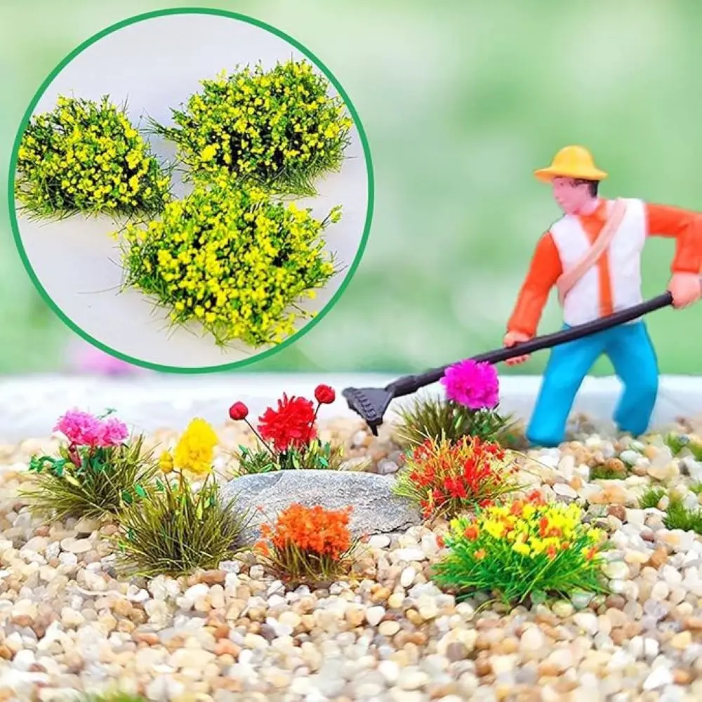 Bushes Miniature Plants for Your Miniature World Model Making Accessories Model Railway Accessories Lifelike Miniature Decor