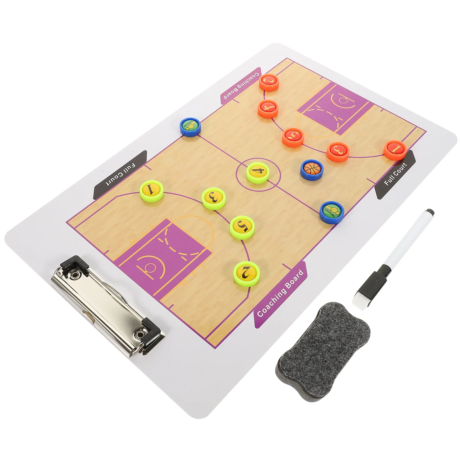 

Basketball Board Dry Erase Clipboards Accessories for Boys Coaching Double-Sided Coaches Drainage