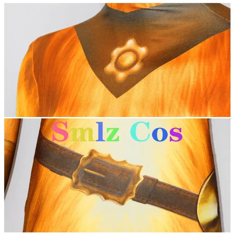 Ward 6 cosplay PXS tight jumpsuit costume adult children bodysuit ruffles hat Halloween party performance boots Zentai set