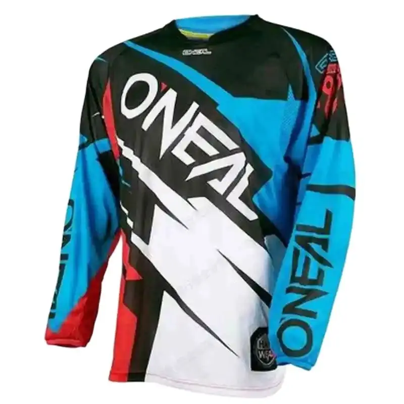 Velocidad subduing de manga larga nuevo traje de motocicleta todoterreno camiseta superior transpirable hombres deportes al aire libre traje de montar en bicicleta de montaña