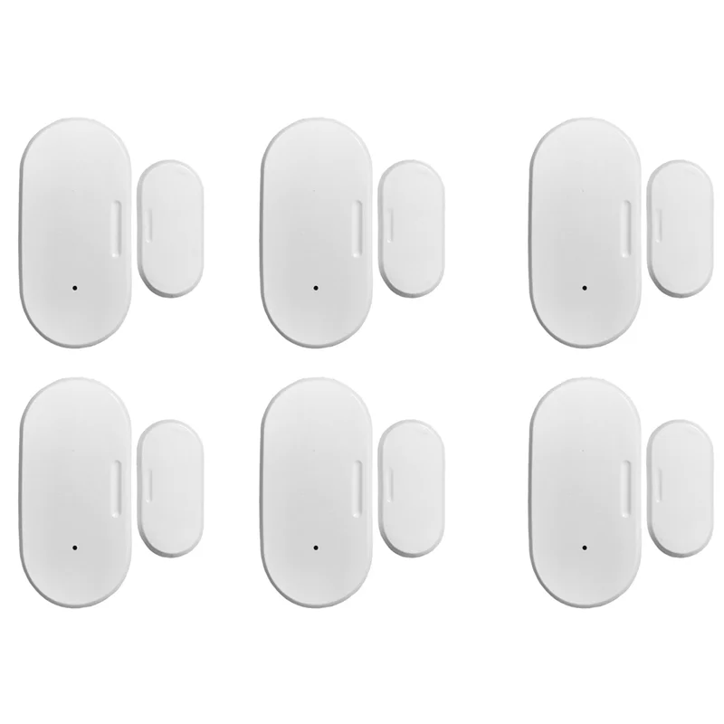 

【RECOMENDAR】6X Tuya Zigbee Door And Window Sensor Home Automation Security Protection Smartlife APP Alarm Remote Real-Time Push
