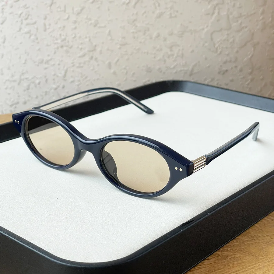 

2025 Trendy TR Retro Cat Eye Sunglasses Women Slim Face UV Protection Sun Glasses