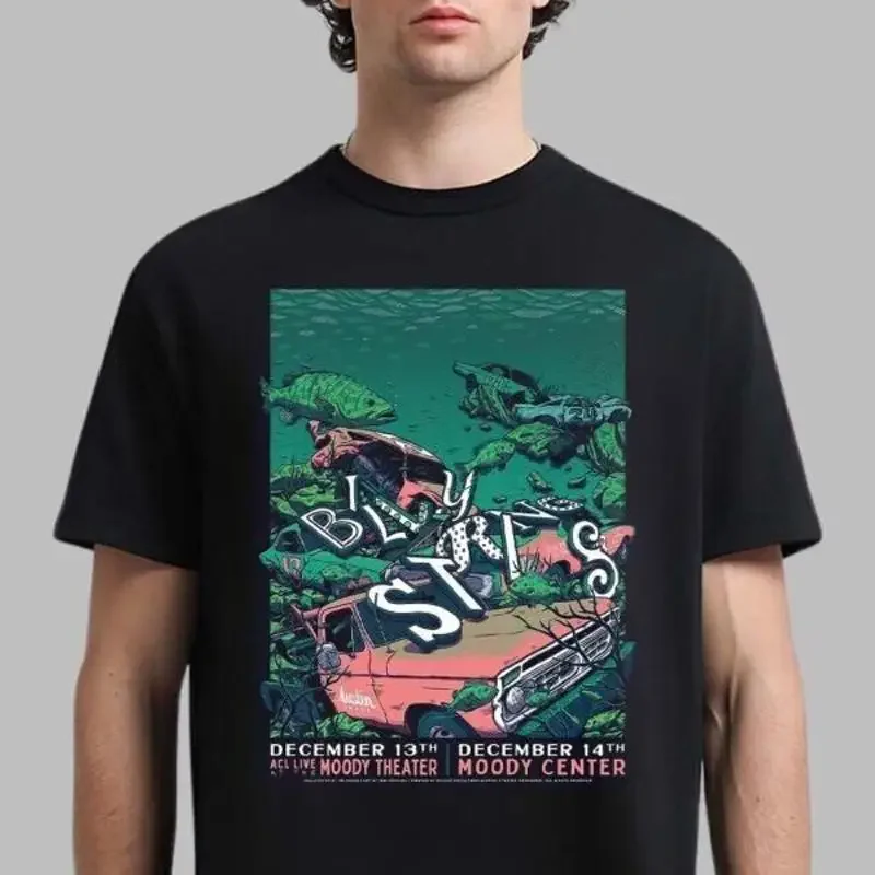 Billy Strings Austin 2024 Moody Theater Poster by Dan Grissom Unisex T Shirt