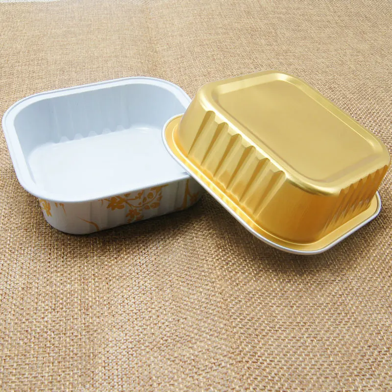 

Disposable Aluminum Food Pan Tin Foil Barbecue Box Aluminum Foil Container Tray Pan For Food Runwo 5000pcs