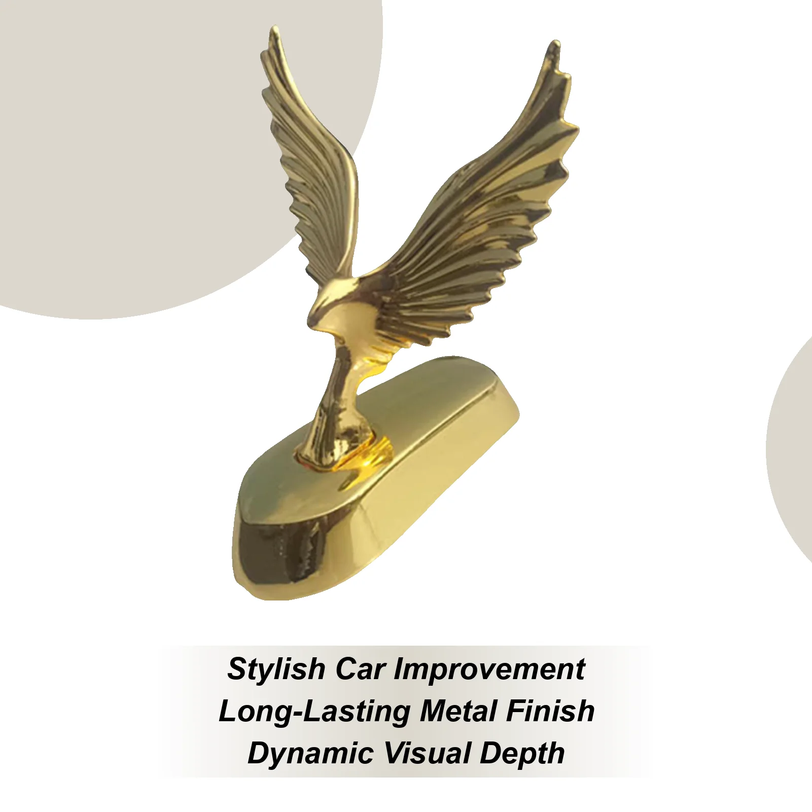 

3D Car Hood Sticker Realistic Animal Decoration Sun Protection Eagle Hood Ornament For Car For Sedan RV Commuting Travel Family