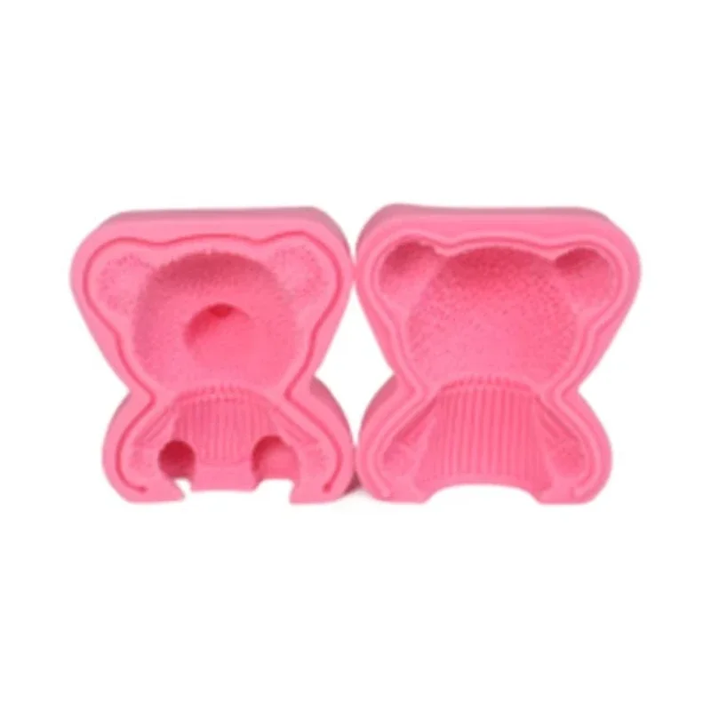 Cute bear shape cake decoration tool baking mold silicone fudge cake mold silicone mousse cake mold