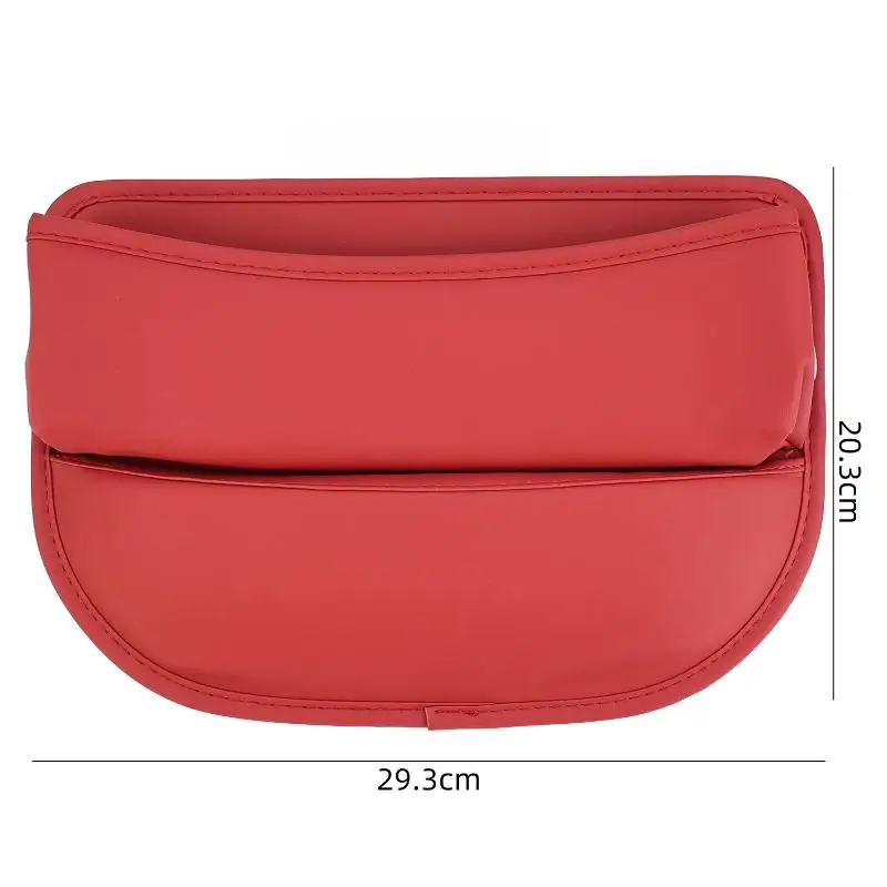 منظم مقعد السيارة العالمي PU وحدة التحكم التلقائية الجانبية جيب مقعد شق صندوق تخزين الملحقات الداخلية