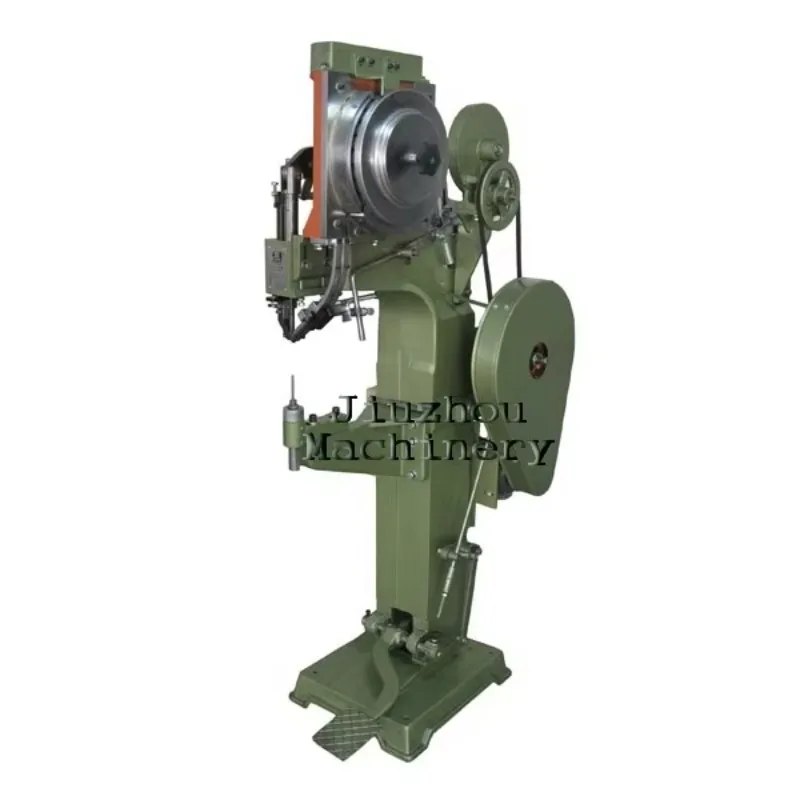 Throat Depth Factory Supply Automatic Baby Prams / Folding Bench Chair Semi Tubular Riveting Machine JZ-988DX 250mm