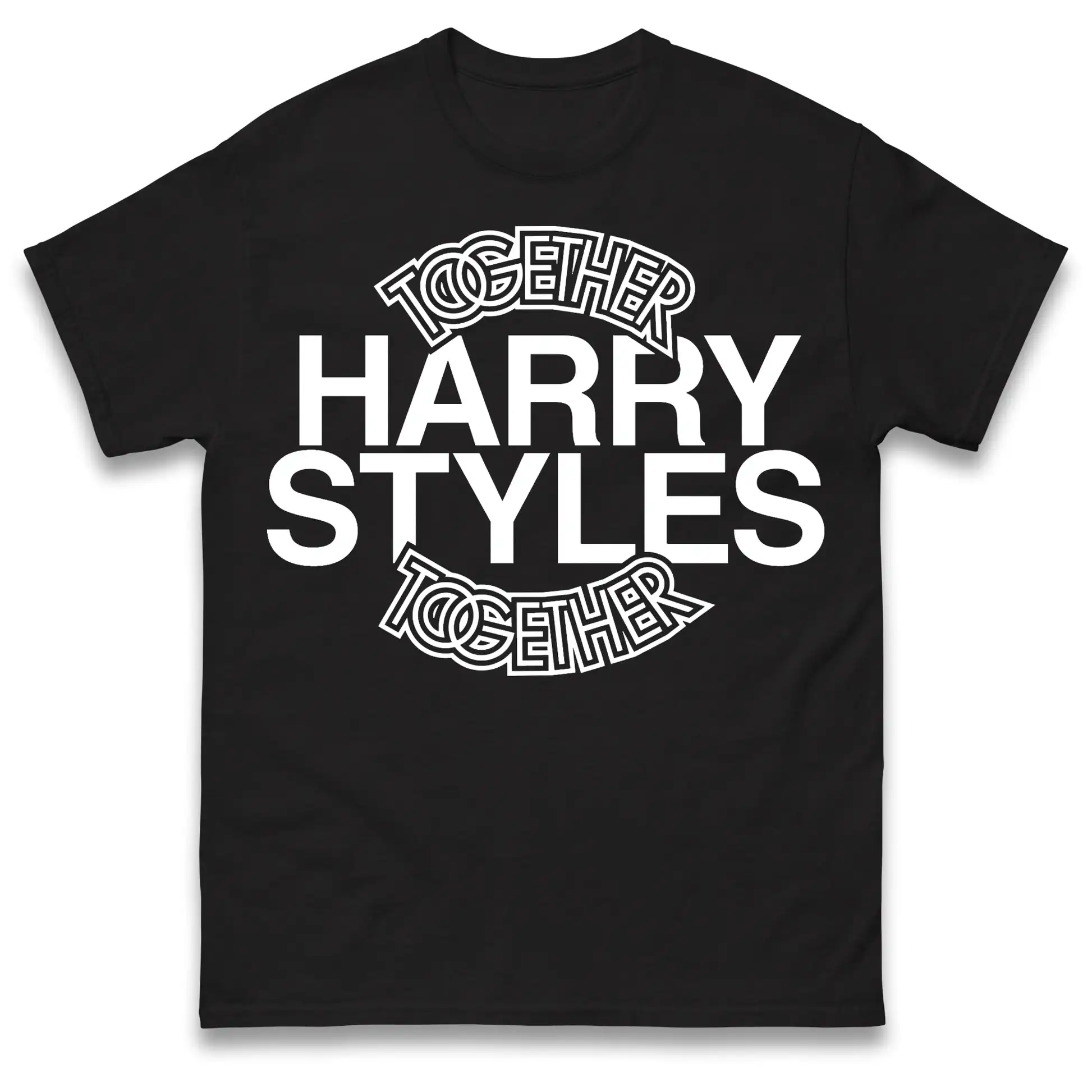 Harry Styles Together Tour Vintage Logo T Shirt for Men Women Concert Summer Graphic Cotton Short Sleeve Tee Streetwear