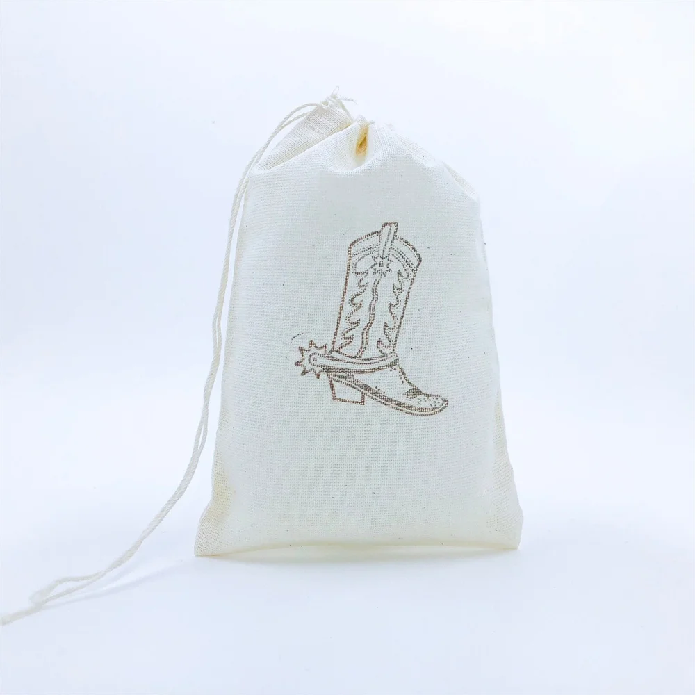 

20PCS Cowboy Favor Bags Western Party Bag Boot Gift Bag Rustic Country Wedding Welcome Bachelorette Groomsman Birthday Baby Show