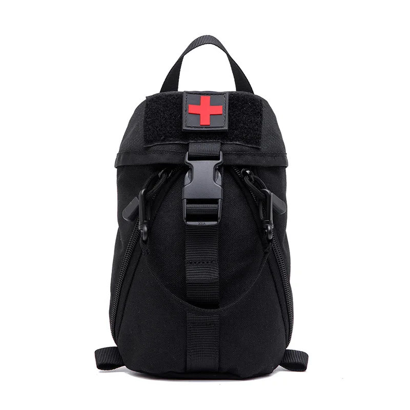 First Aid Kit Organizer for Camping ‌Portable Mountable Nylon Outdoor Medical Supplies Storage Bag Hiking Home Emergency Use