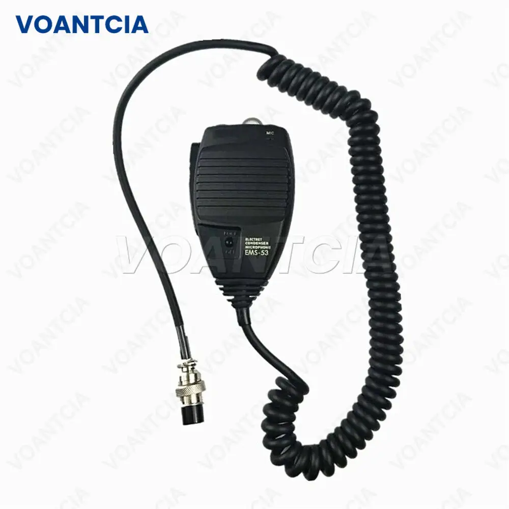 

Handheld Shoulder Remote Speaker PTT Mic Microphone EMS-53 for Alinco Radio DR-620 DR-03 DR-06 DR-145 DR-135T DR-235E