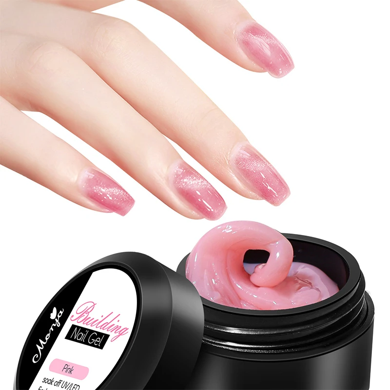 Gel antiadherente para uñas, Gel para esculpir y moldear uñas, color rosa y Nude, 5ML