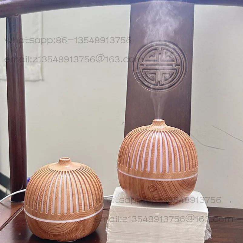 Wood grain aromatherapy machine, sonic humidifier, small moisturizing beauty instrument humidifier for bedroom