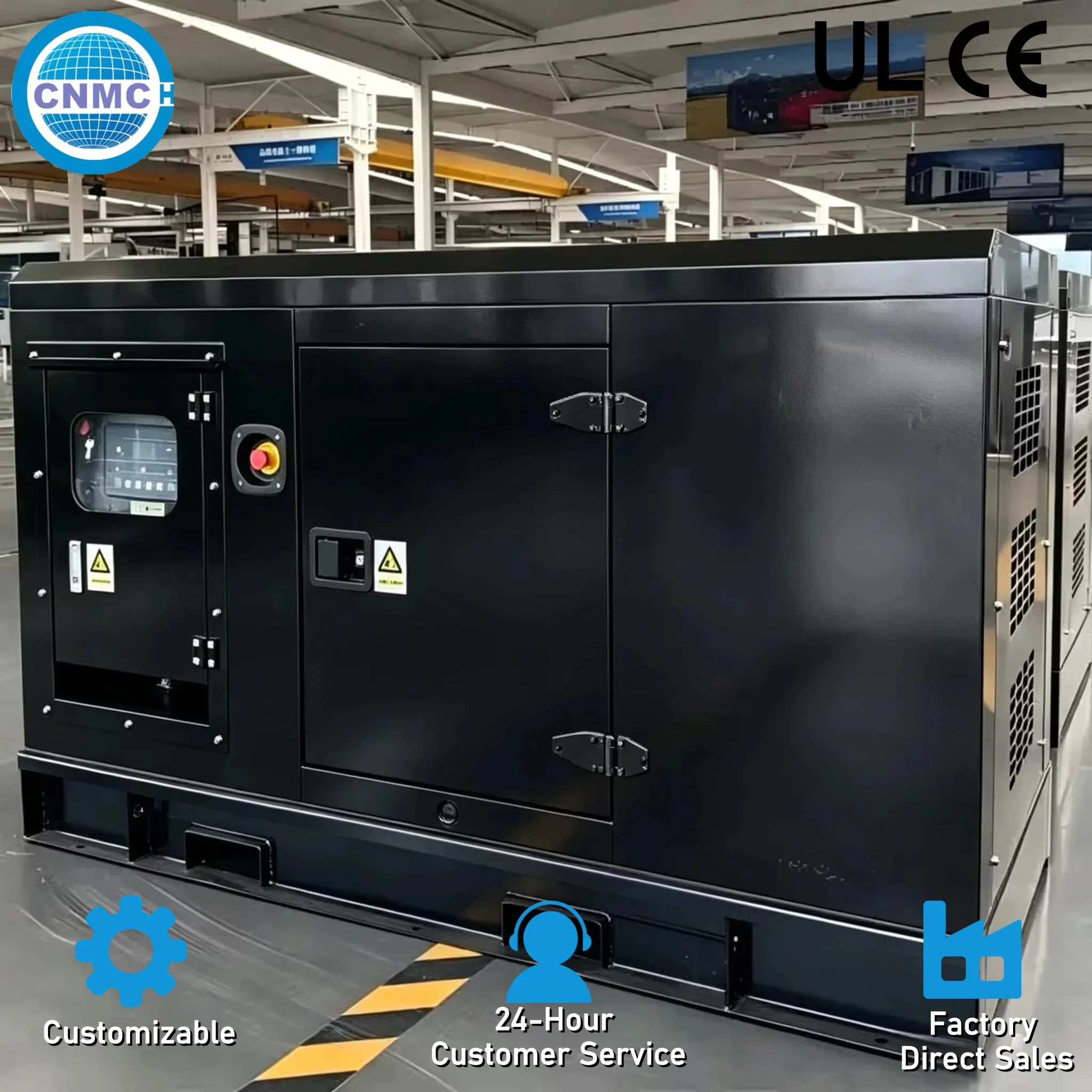 37.5KVA 62.5KVA 100KVA Diesel Generator Electricity Generator Set380V 400V Generator For Factory Emergency Power CE UL Certified