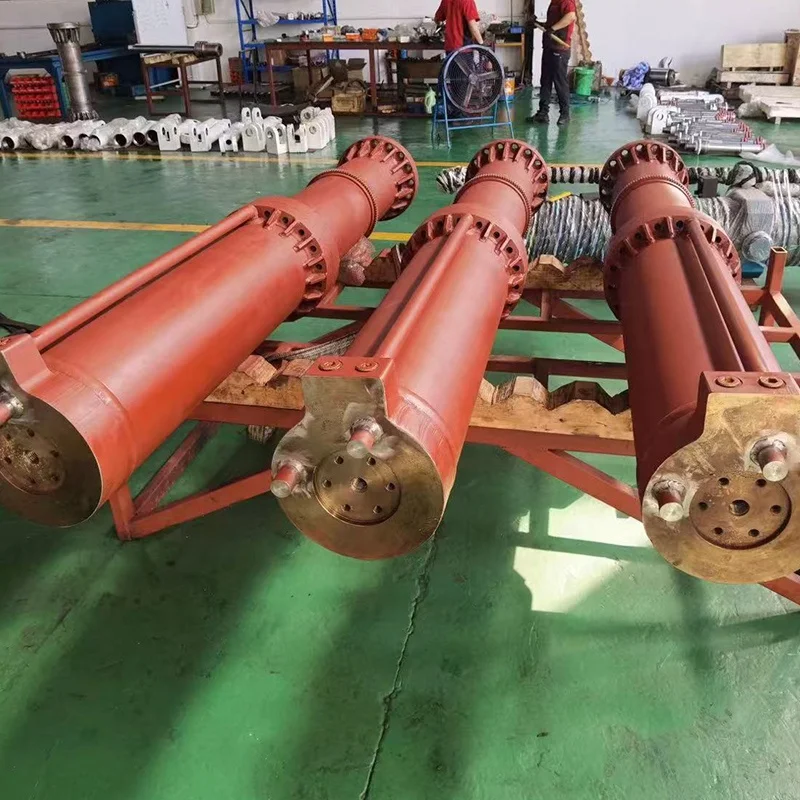 2025 Trending  Custom Welded Scissor Hoist Double Acting Durable Plunger Hydraulic Cylinder Used Excavators Hydraulic Cylinders