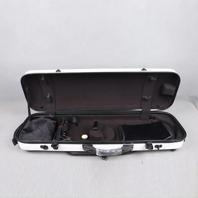 Violin Case Backpack Musical Instrument Accessories Carbon Fiber Case Shoulder Strap Square Case Hard Shell Anti-drop Protection
