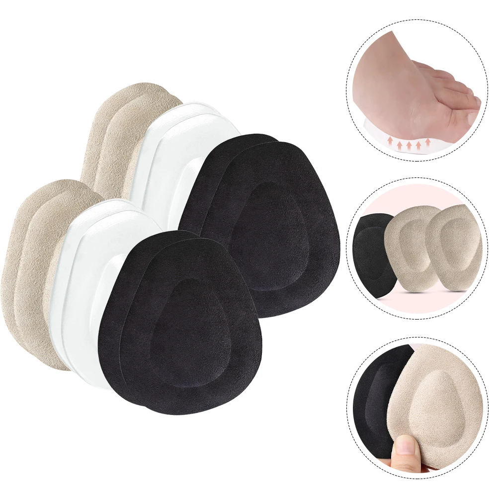 

Lint Gel Forefoot Reusable Adhesive Metatarsal Cushion Shoe Inserts High Heels Pads Foot Comfort Protection Pads For Front