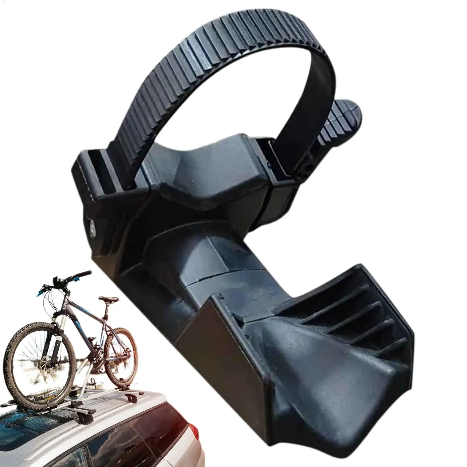 

Front Wheel Stopper Bikes Front Rear Carrier Wide Wheel Stopper Mountain Bike Accessories Sturdy Lightweight Replacement