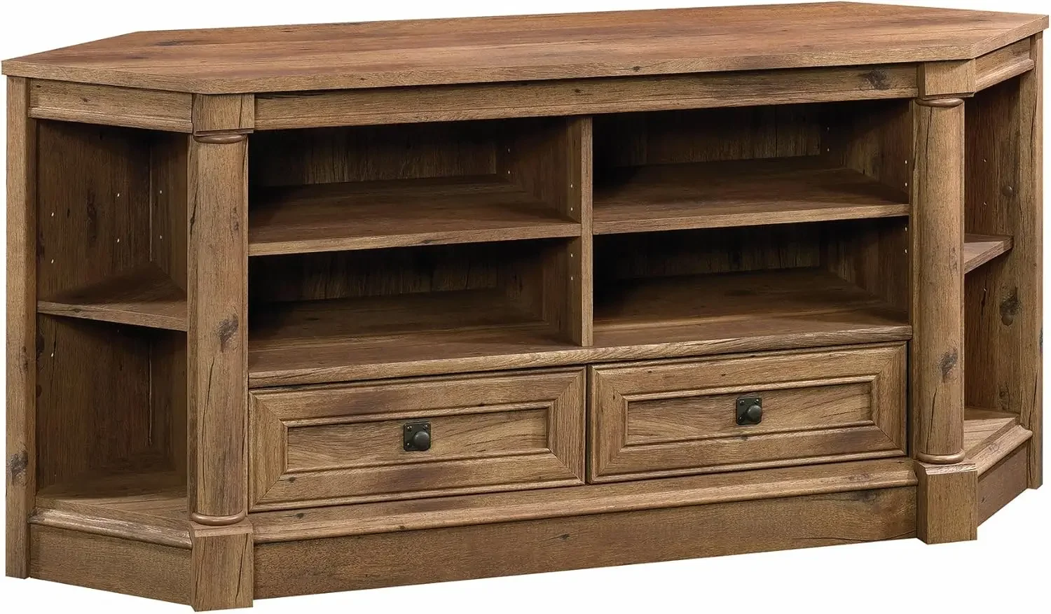 Palladia Corner TV Stand Console Entertainment Credenza