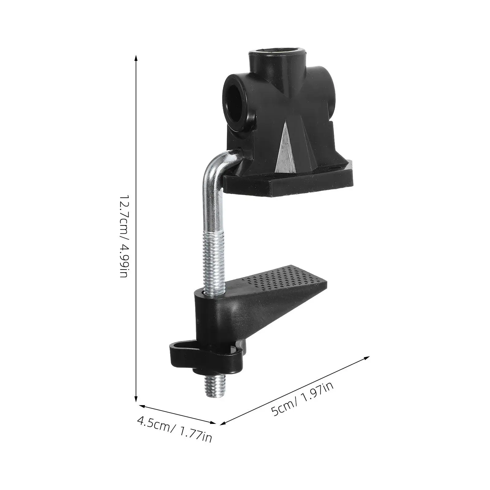 5Pcs Metal Lamp Clip Desk Table Clamp Stand Stable Table Mounting Clamp Holder for Office Bedroom Desktop Light Fixture Small