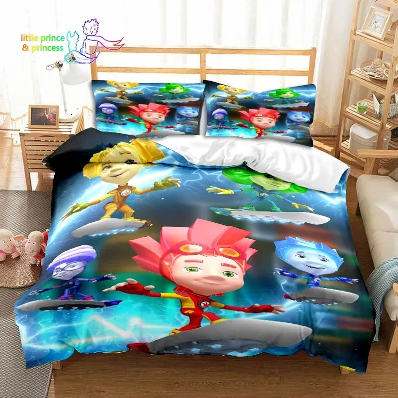 Cartoon The Fixies Bedding Set Single Twin Full Queen King Size Bed Set Adult Kid Bedroom 3D Print Bedding Gift