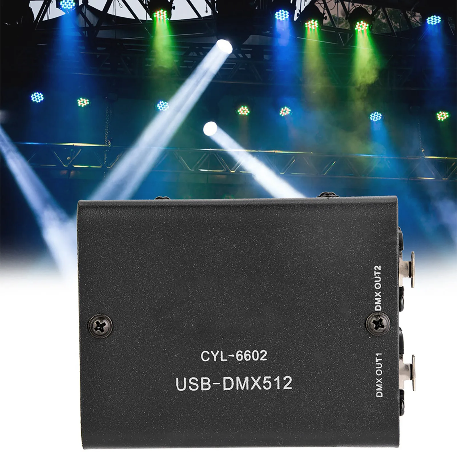 512‑Channel RGB Light DMX Controller USB to DMX DMX512 LED Light DMX Stage Lighting Controller Channels Decoder Module
