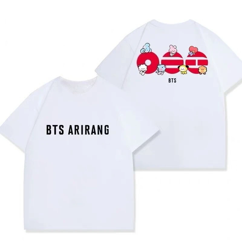 Kpop Jungkook BTS Seven Korea Idol Fan Magazine Vintage Retro Edgy Cool Graphic Art Print Oversized Short Sleeve Streetwear Top