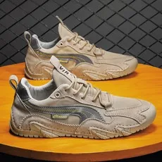 

Модная повседневная обувь с низким берцем из натуральной кожи подходит и дышащая мужская обувь, мужские кроссовки