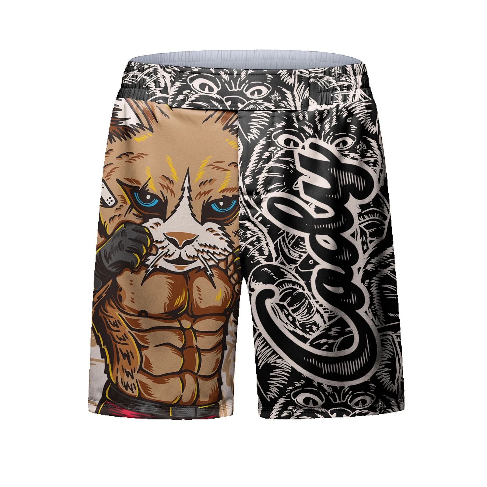 Cody Lundin Quickly Dry Animal Printed Shorts Custom Printed MMA Shorts Fight Breathable Shorts for Man Gym Sport