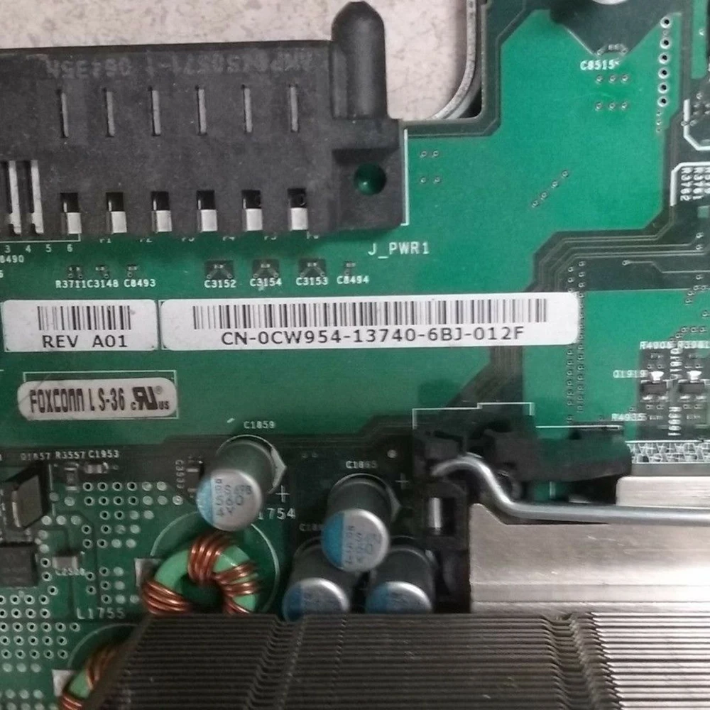 Server Moederbord PowerEdge PE2950 CW954 N192H H603H JR815 G261C CX396 Ondersteuning 51XX 50XX Moederbord Volledig Getest