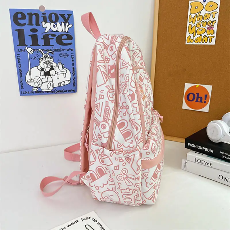 Mới Khoác Nylon Túi Chống Nước Cho Phụ Nữ Ba Lô Đi Học Cho Thanh Thiếu Niên Bé Gái Du Lịch Backbag Mochilas Nữ Sinh Đựng