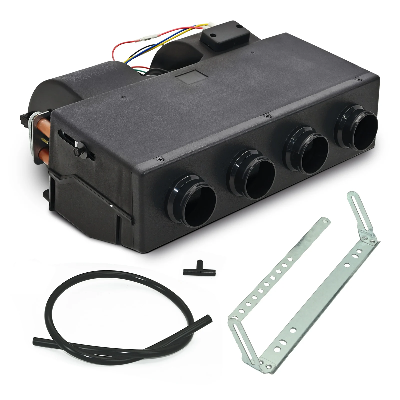 Conjunto universal de evaporador A/C automático 12V/24V Ar condicionado e aquecimento de carro para caminhões Bulldozers Vans